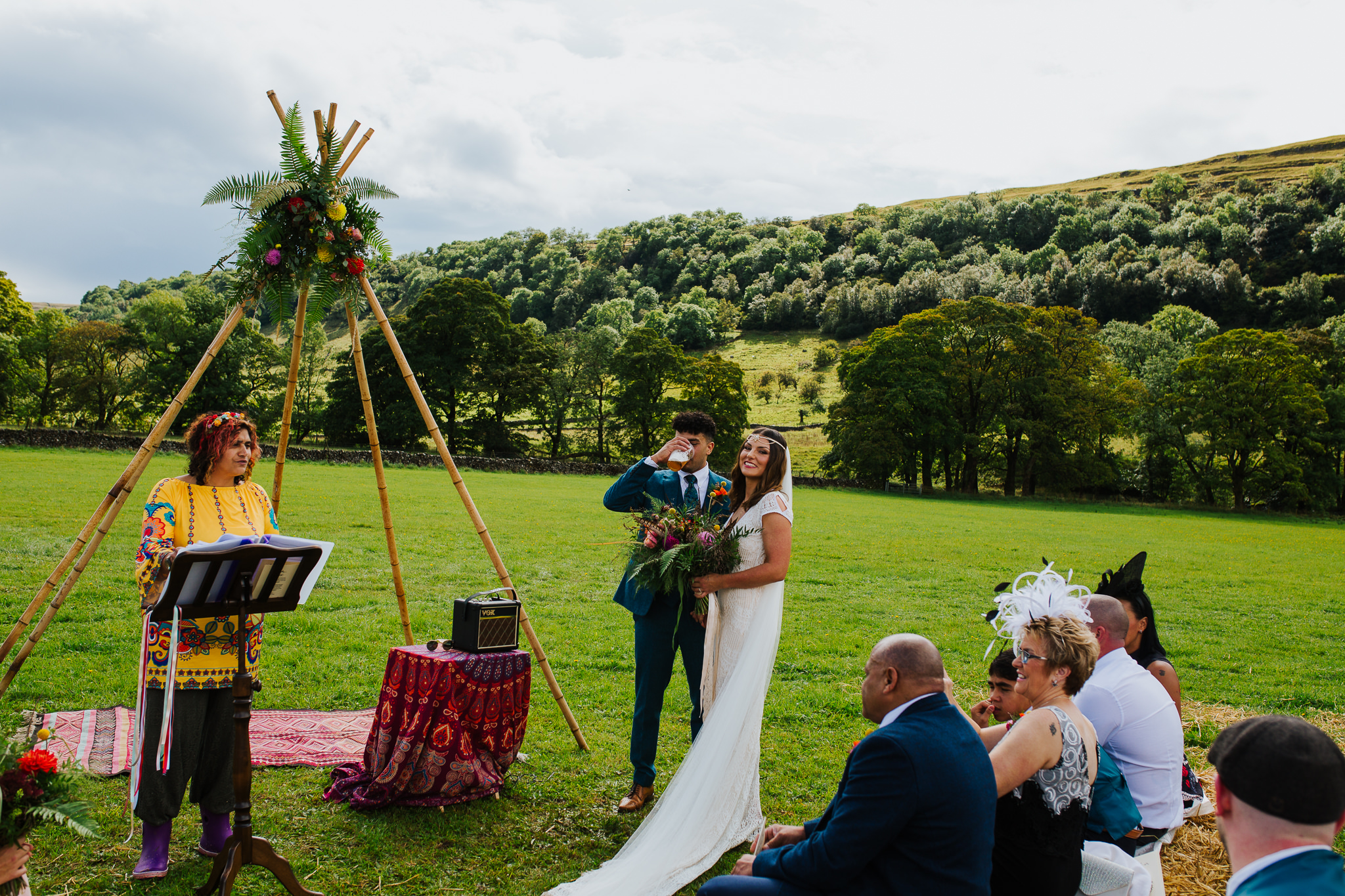 Outdoor Ceremony Yorkshire Wedding